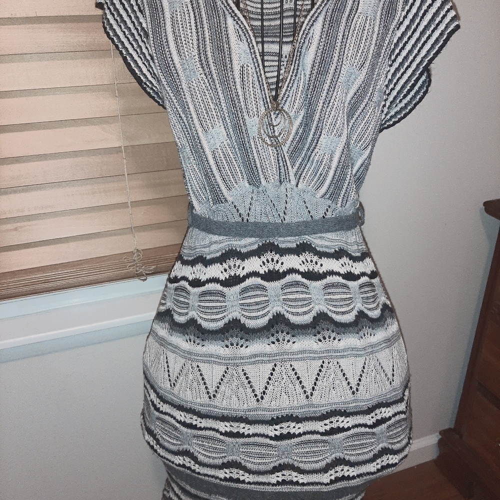 Say what striped sweater dress